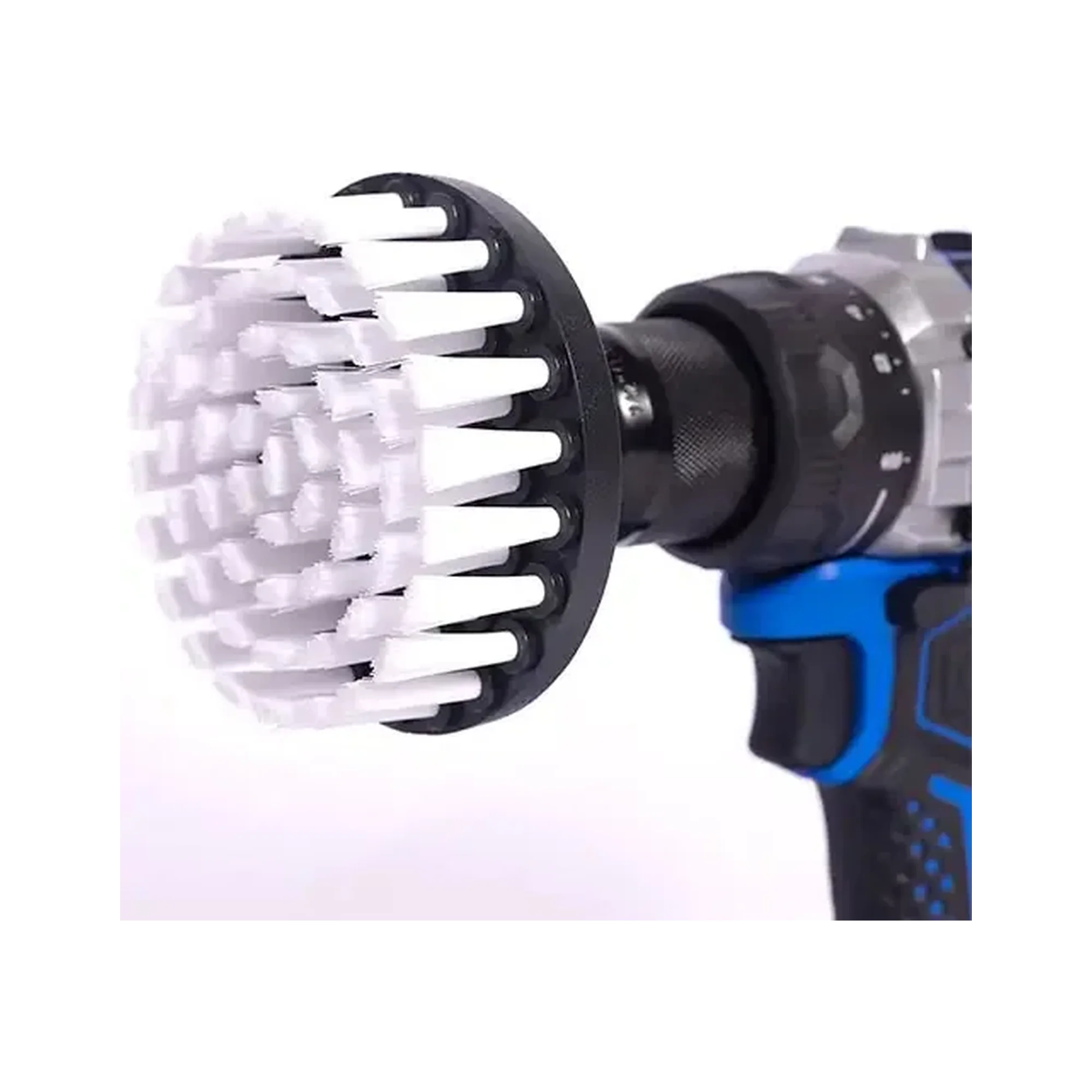 Diamond Shine Drill Brush Set – 3-Pack Soft Bristle Power Scrubber Attachments for Scratch-Free Cleaning