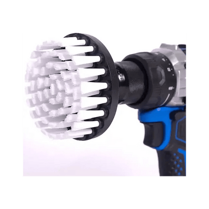 Diamond Shine Drill Brush Set – 3-Pack Soft Bristle Power Scrubber Attachments for Scratch-Free Cleaning