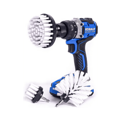 Diamond Shine Car Detailing Drill Brush & Microfiber Towel Set - Professional Grade Combo