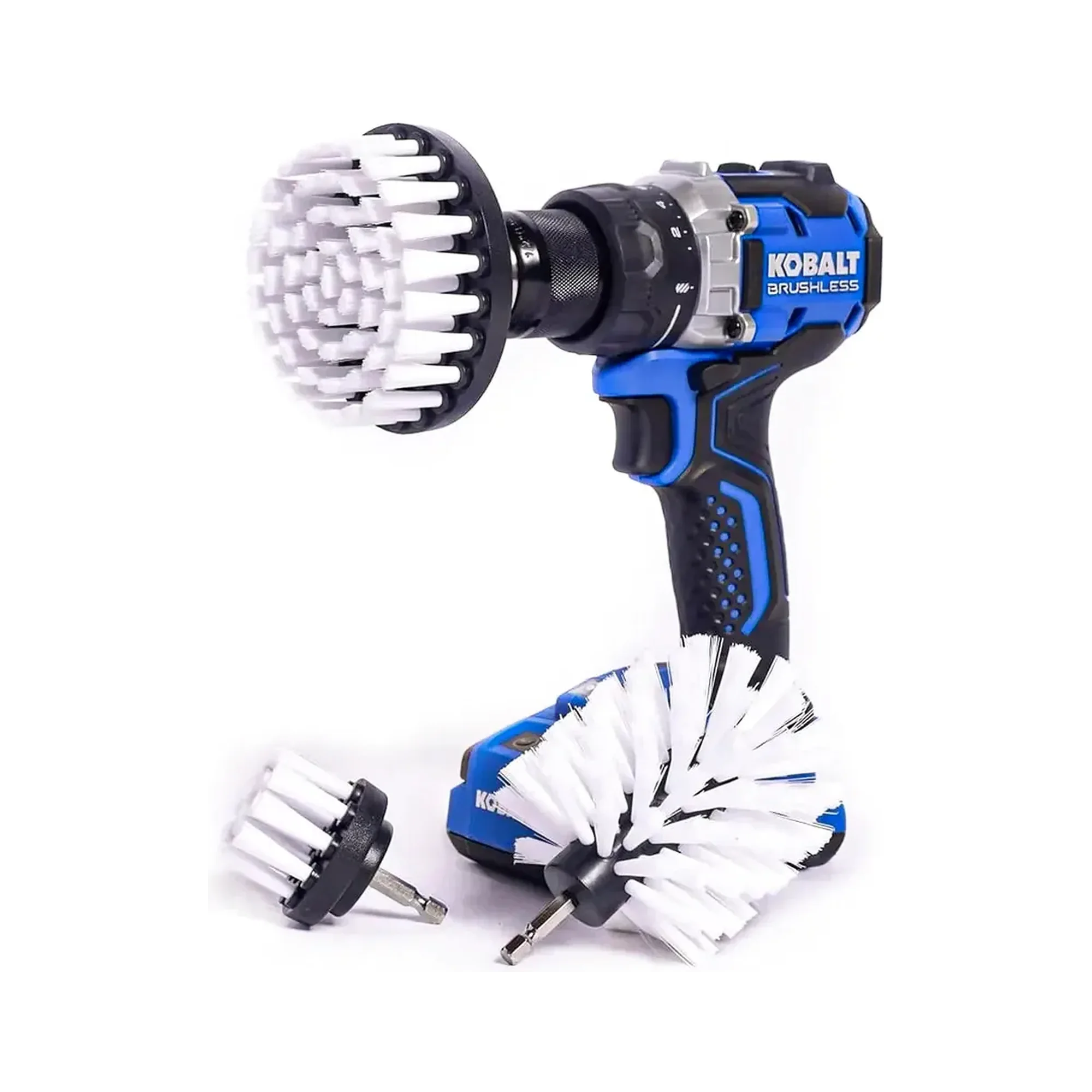 Diamond Shine Drill Brush Set – 3-Pack Soft Bristle Power Scrubber Attachments for Scratch-Free Cleaning