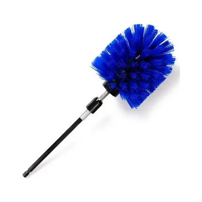 Diamond Shine 3.5" Corner Drill Brush & 6" Extension - Medium Bristle