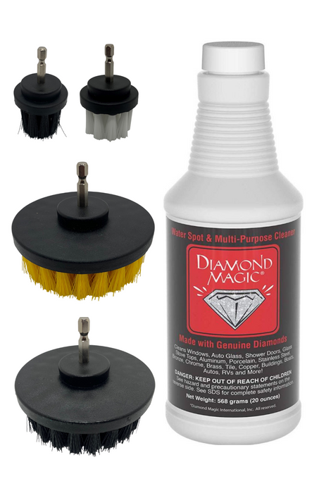 Diamond Magic & 4-piece Drill Brush Set